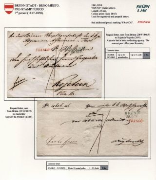 POŠTOVNÍ HISTORIE BRNA 1638-1875 – list 45
