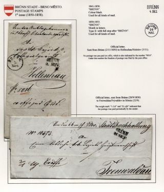 POŠTOVNÍ HISTORIE BRNA 1638-1875 – list 50