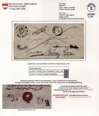 POŠTOVNÍ HISTORIE BRNA 1638-1875 – list 51