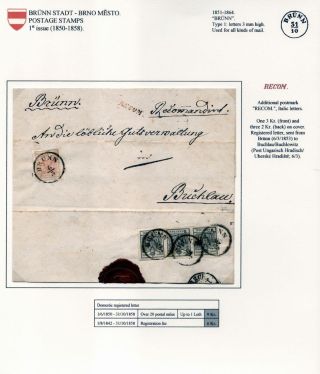 POŠTOVNÍ HISTORIE BRNA 1638-1875 – list 52