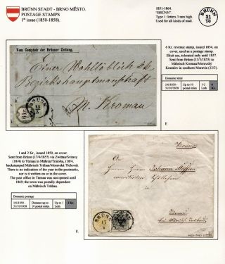 POŠTOVNÍ HISTORIE BRNA 1638-1875 – list 56