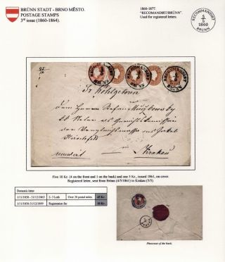 POŠTOVNÍ HISTORIE BRNA 1638-1875 – list 63