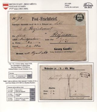POŠTOVNÍ HISTORIE BRNA 1638-1875 – list 65