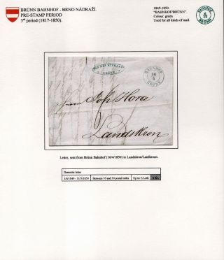 POŠTOVNÍ HISTORIE BRNA 1638-1875 – list 81