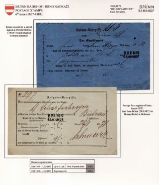 POŠTOVNÍ HISTORIE BRNA 1638-1875 – list 91