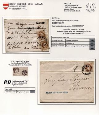 POŠTOVNÍ HISTORIE BRNA 1638-1875 – list 92