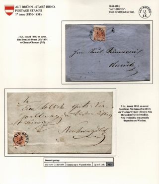 POŠTOVNÍ HISTORIE BRNA 1638-1875 – list 97