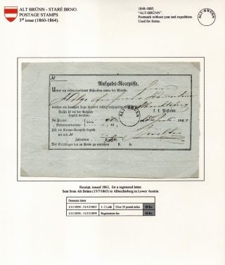 POŠTOVNÍ HISTORIE BRNA 1638-1875 – list 100