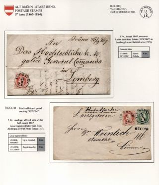 POŠTOVNÍ HISTORIE BRNA 1638-1875 – list 102