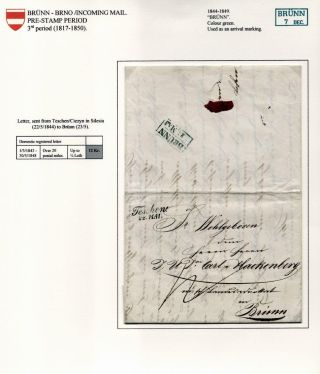 POŠTOVNÍ HISTORIE BRNA 1638-1875 – list 110