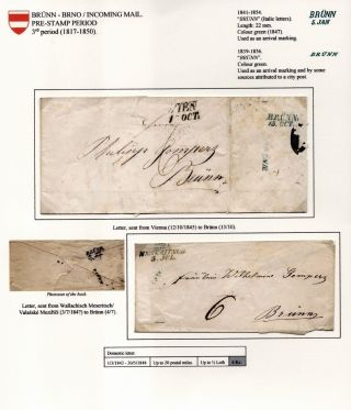 POŠTOVNÍ HISTORIE BRNA 1638-1875 – list 111