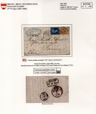 POŠTOVNÍ HISTORIE BRNA 1638-1875 – list 118