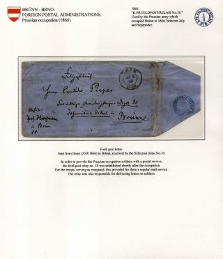 POŠTOVNÍ HISTORIE BRNA 1638-1875 – list 127