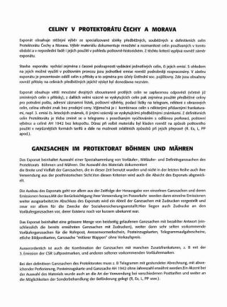 GANZSACHEN IM PROTEKTORAT BÖHMEN UND MÄHREN – Blatt 1