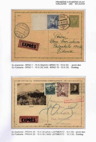 GANZSACHEN IM PROTEKTORAT BÖHMEN UND MÄHREN – Blatt 2