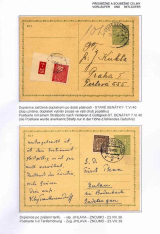 GANZSACHEN IM PROTEKTORAT BÖHMEN UND MÄHREN – Blatt 5