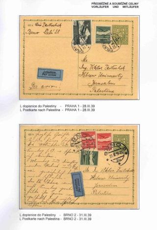 GANZSACHEN IM PROTEKTORAT BÖHMEN UND MÄHREN – Blatt 8