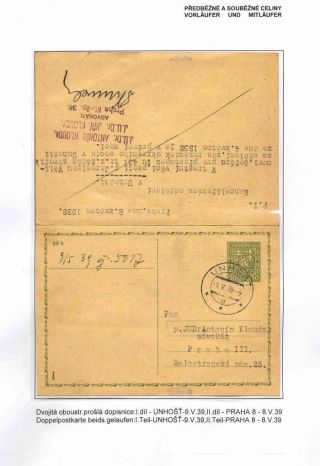GANZSACHEN IM PROTEKTORAT BÖHMEN UND MÄHREN – Blatt 9