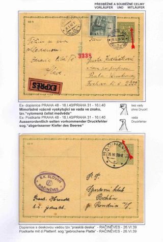GANZSACHEN IM PROTEKTORAT BÖHMEN UND MÄHREN – Blatt 11