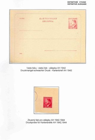 GANZSACHEN IM PROTEKTORAT BÖHMEN UND MÄHREN – Blatt 70