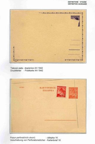 GANZSACHEN IM PROTEKTORAT BÖHMEN UND MÄHREN – Blatt 71