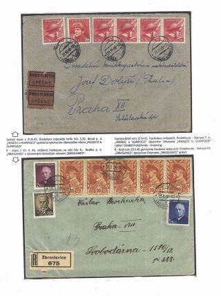 POVÁLEČNÁ RAZÍTKA NA ÚZEMÍ ČECH, MORAVY A SLEZSKA PO 2. SVĚTOVÉ VÁLCE – list 5