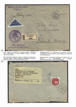 POVÁLEČNÁ RAZÍTKA NA ÚZEMÍ ČECH, MORAVY A SLEZSKA PO 2. SVĚTOVÉ VÁLCE – list 9