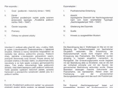PROVISIONAL CANCELLATION ON TERRITORY BOHEMIA, MORAVIA AND SILASIA AFTER WWII