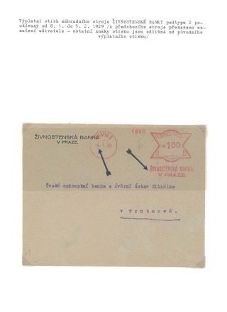 ČESKOSLOVENSKÉ VÝPLATNÍ OTISKY PRVNÍCH UŽIVATELŮ Z ROKU 1926 – list 8