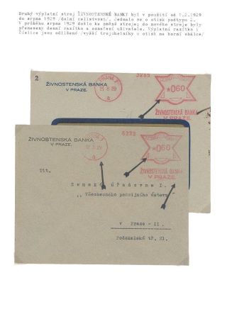 ČESKOSLOVENSKÉ VÝPLATNÍ OTISKY PRVNÍCH UŽIVATELŮ Z ROKU 1926 – list 11