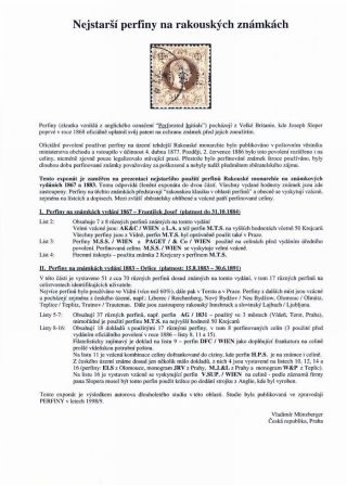 THE OLDEST PERFINS ON AUSTRIAN STAMPS – sheet 2