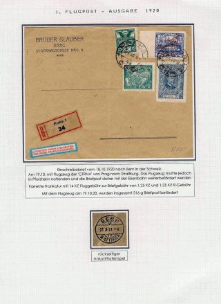 ČESKOSLOVENSKÁ LETECKÁ POŠTA 1920-1939 – list 4