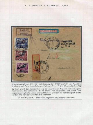 ČESKOSLOVENSKÁ LETECKÁ POŠTA 1920-1939 – list 9