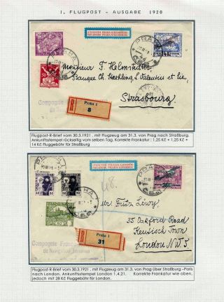 ČESKOSLOVENSKÁ LETECKÁ POŠTA 1920-1939 – list 13