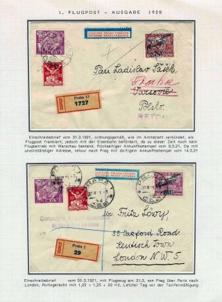 ČESKOSLOVENSKÁ LETECKÁ POŠTA 1920-1939 – list 14