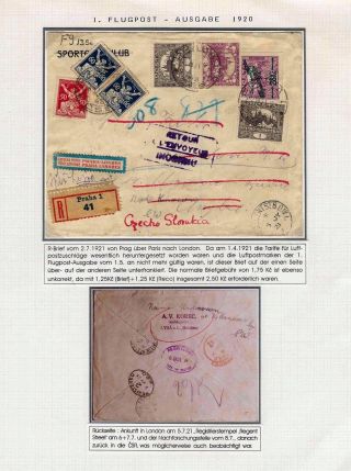 ČESKOSLOVENSKÁ LETECKÁ POŠTA 1920-1939 – list 17