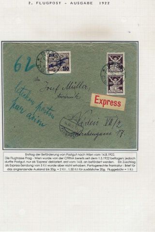 ČESKOSLOVENSKÁ LETECKÁ POŠTA 1920-1939 – list 24
