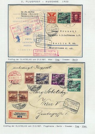 DIE TSCHECHOSLOWAKISCHE LUFTPOST 1920-1939 – Blatt 36