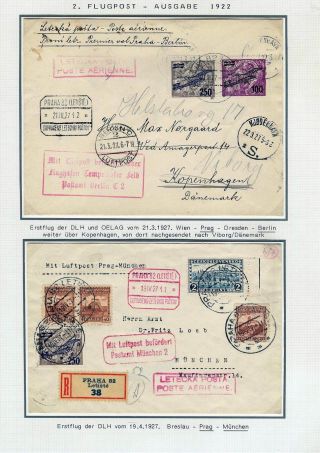 DIE TSCHECHOSLOWAKISCHE LUFTPOST 1920-1939 – Blatt 37