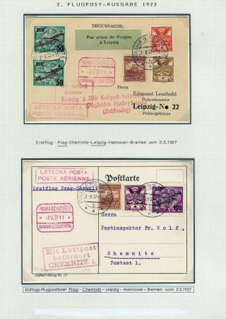 DIE TSCHECHOSLOWAKISCHE LUFTPOST 1920-1939 – Blatt 39