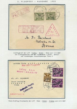 DIE TSCHECHOSLOWAKISCHE LUFTPOST 1920-1939 – Blatt 43