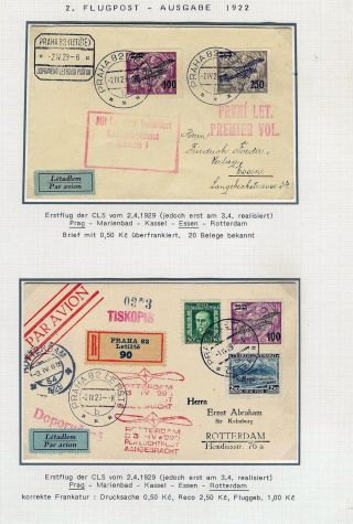 DIE TSCHECHOSLOWAKISCHE LUFTPOST 1920-1939 – Blatt 46
