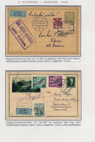 DIE TSCHECHOSLOWAKISCHE LUFTPOST 1920-1939 – Blatt 47