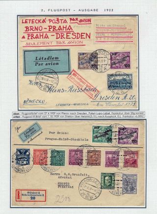 DIE TSCHECHOSLOWAKISCHE LUFTPOST 1920-1939 – Blatt 48