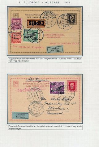 DIE TSCHECHOSLOWAKISCHE LUFTPOST 1920-1939 – Blatt 49