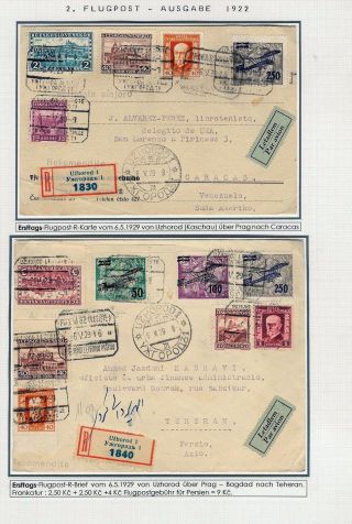 DIE TSCHECHOSLOWAKISCHE LUFTPOST 1920-1939 – Blatt 50