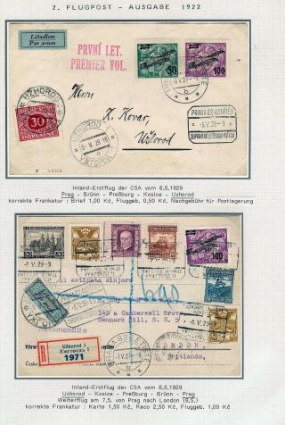 DIE TSCHECHOSLOWAKISCHE LUFTPOST 1920-1939 – Blatt 51