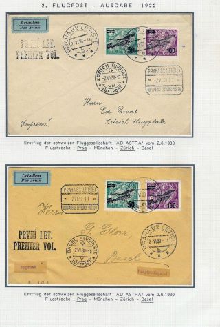 DIE TSCHECHOSLOWAKISCHE LUFTPOST 1920-1939 – Blatt 57