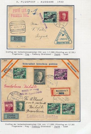 DIE TSCHECHOSLOWAKISCHE LUFTPOST 1920-1939 – Blatt 58