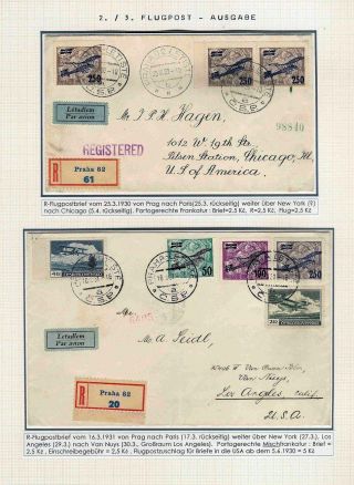 DIE TSCHECHOSLOWAKISCHE LUFTPOST 1920-1939 – Blatt 62